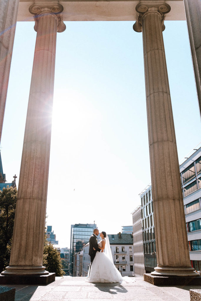 wedding Folkets hus Lillestrøm,portraits Schandorffs plass,Wedding Lillestrøm